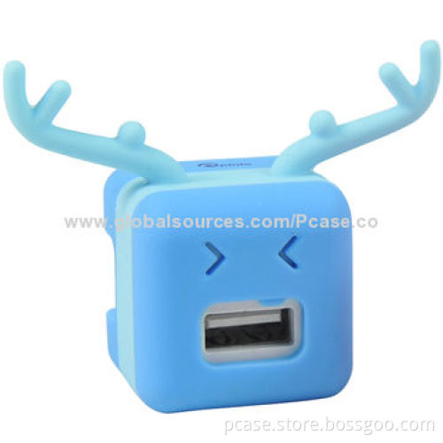 USB Adapter, Cover with Eco-friendly Silicone Material, Suitable for iPhone and iPad